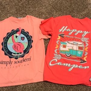 4 Girls size small T-shirt’s